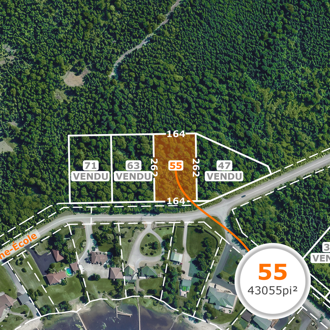 Lot 55 chemin de la Mine-École / Val-d'Or / 104 000$ + tx